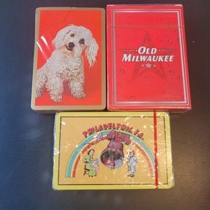 Set of 3 decks of playing cards